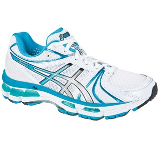 asics Damen-Laufschuh GEL-KAYANO 18 W - white/island blue|39