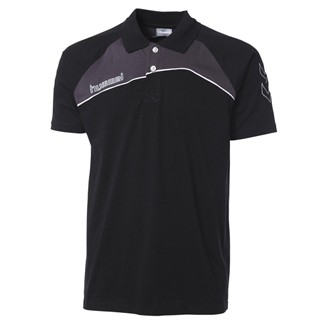hummel Polo-Shirt GRASSROOTS - black/nine iron|XL