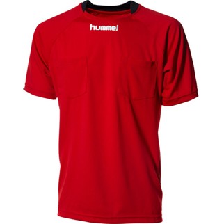 hummel Schiedsrichtertrikot BASIC - kurzarm - rot/schwarz|L