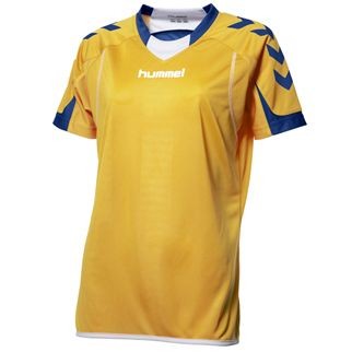 hummel Trikot TEAM SPIRIT DAMEN - sports yellow/true blue|XL|Kurzarm