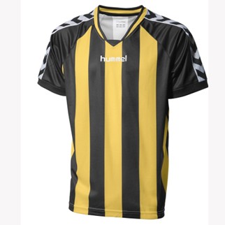 hummel Trikot STILL AUTHENTIC STREIFEN - sports yellow/black|XL|Langarm