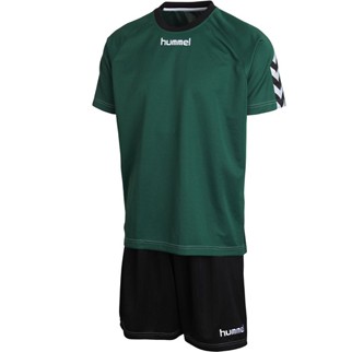 hummel Trainings-Set BEE AUTHENTIC (black/black) - evergreen/black|XL