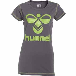 hummel T-Shirt DAMEN CLASSIC BEE - castle rock/jasmine green|XL