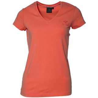 hummel T-Shirt CLASSIC Damen - hot coral|XXL