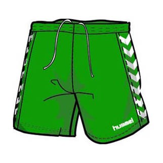 hummel Short AUTHENTIC (sports green/white) - sports green/white|XXL