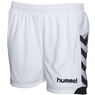 hummel Damen-Polyester-Short BEE AUTHENTIC - white|M