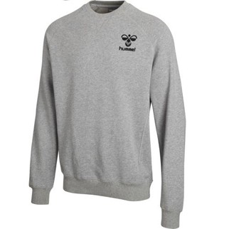 hummel Sweatshirt CLASSIC BEE Round Neck Sweat (black/silver) - grey melange|XXL