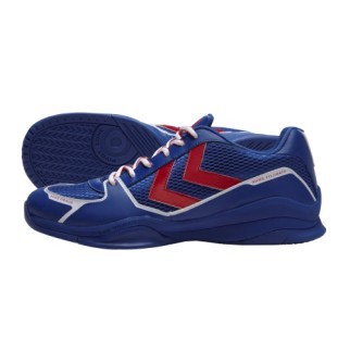 hummel Handballschuh AUTHENTIC  X - limogus bluie/white/tango red|38,5