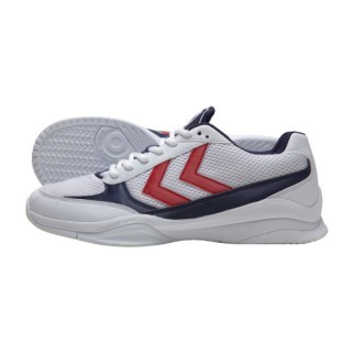 hummel Handballschuh AUTHENTIC - white/marine/tango red|36