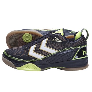 hummel Handballschuh REBEL LEGEND - ebony/black/neon yellow/gum|40,5