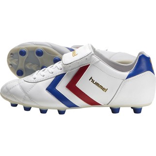 hummel Fuballschuh OLD SCHOOL STAR FG KANGAROO - pristine/blue/red |43