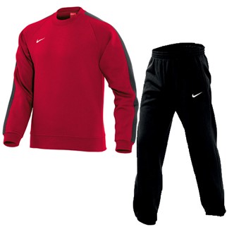 Nike Fleece-Trainingsanzug TEAM - varsity red/black|XXL