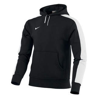 Nike Fleece-Hoody TEAM - black/white|L