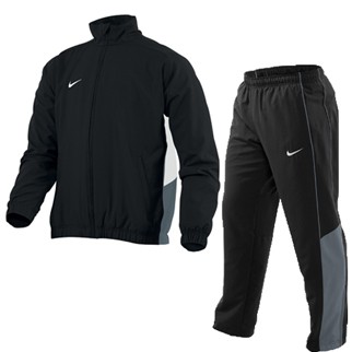 Nike Prsentationsanzug TEAM mit geradem Beinabschlu - black/light graphite|S