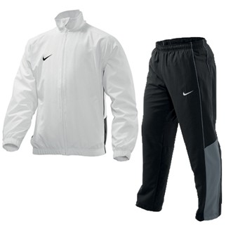 Nike Prsentationsanzug TEAM mit geradem Beinabschlu - white/black|S
