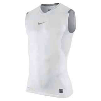 Nike Unterziehhemd NPC HYPERCOOL VAPOR - white/matte silver|L