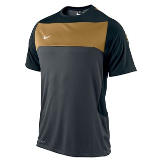 Nike Trainings-T-Shirt FEDERATION II - anthracite/black/jersey gold|L
