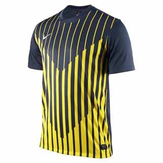 Nike Trikot PRECISION - midnight navy/vibrant yellow|128|Kurzarm