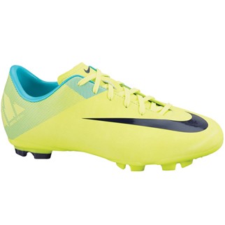 Nike Kinder-Fuballschuh JR MERCURIAL VICTORY II FG - volt/imperial purple/retro|34