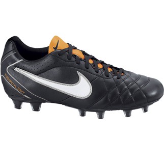 Nike Fuballschuh TIEMPO FLIGHT FG - black/white-total orange|46