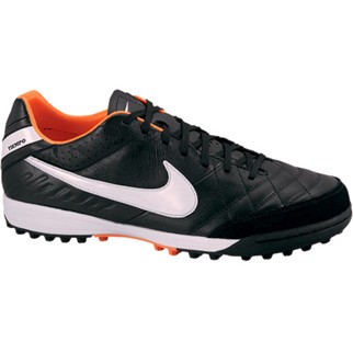 Nike Fuballschuh TIEMPO MYSTIC IV TF - black/white-total orange|45