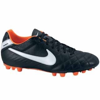 Nike Fuballschuh TIEMPO MYSTIC IV AG - black/white-total orange|45