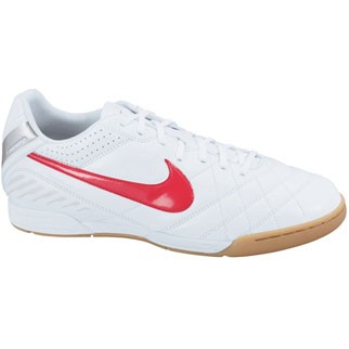 Nike Fuballschuh TIEMPO NATURAL IV IC - white/siren red-mtllc-silver|49,5