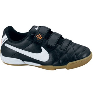 Nike Kinder-Fuballschuh JR TIEMPO V3 IC AF - black/white-total orange|33
