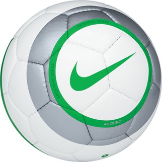 Nike Fuball AG DURO (white/silver/green) - white/silver|5
