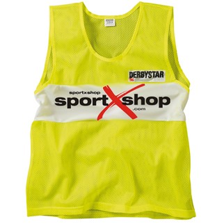 Derbystar Markierungshemdchen mit sportXshop-Logo-10 Stck - gelb|Senior