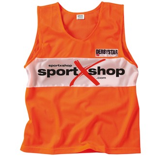 Derbystar Markierungshemdchen mit sportXshop-Logo-10 Stck - orange|Senior