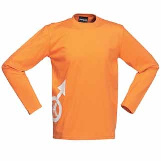 Kempa T-Shirt SYMBOL SHIRT L/S - orange/off-wei|S