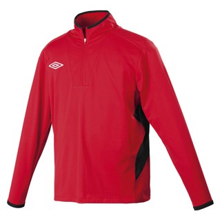 Umbro Zip Top A TRAINING - vermillion/black|XL