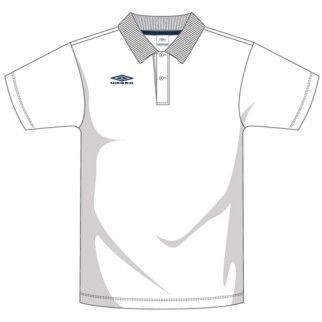 Umbro Polo-Shirt TEAMBASICS POLO - white/dark navy|XXL