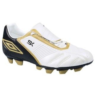 Umbro Fuballschuh VALOR LEAGUE KTK (white/black/gold) - 46