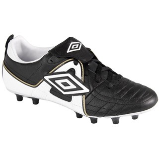 Umbro Fuballschuh SPECIALI TROPHY HG (balck/white/gold) - 41