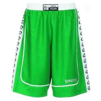 spalding Sporthose PLAY-OFF - grn/wei|XL