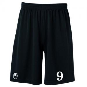 Nummer auf der Hose (links) 