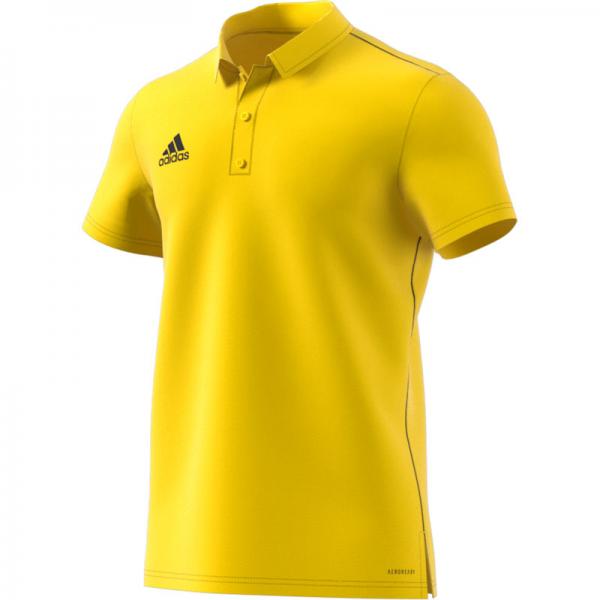 adidas Poloshirt CORE 18 yellow/black | S