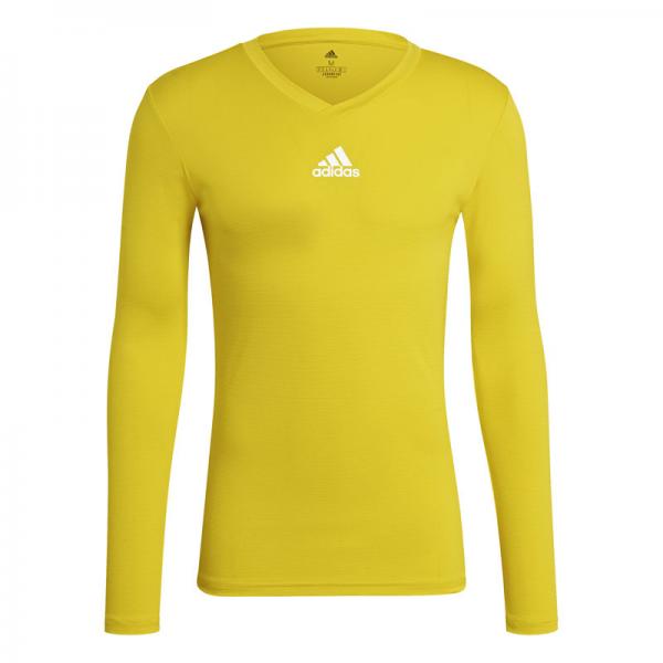 adidas Unterziehhemd TEAM BASE - langarm team yellow | 116 | Langarm