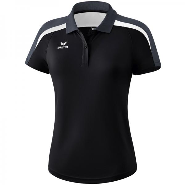 erima Damen-Poloshirt LIGA 2.0 schwarz/weiß/dunkelgrau | 34