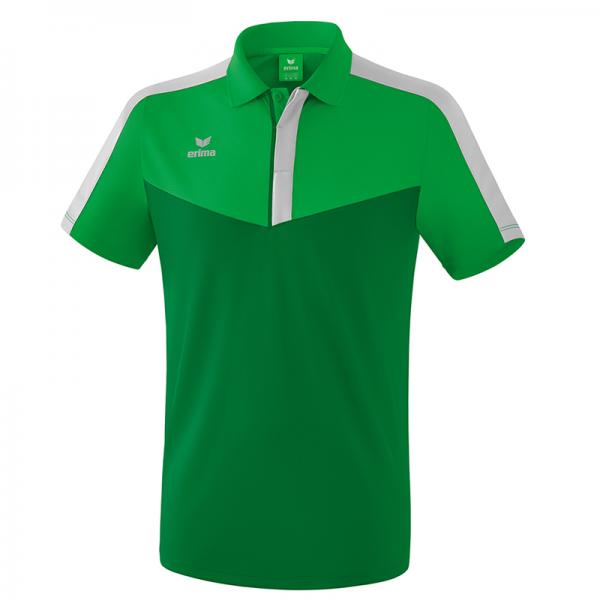 erima Poloshirt SQUAD fern green/ smaragd/silver grey | S