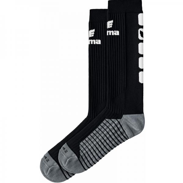 erima Sportsocken CLASSIC 5-C- lang schwarz/weiß | 31-34