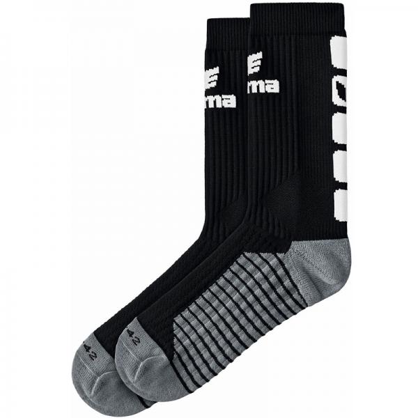 erima Sportsocken CLASSIC 5-C schwarz/weiß | 31-34