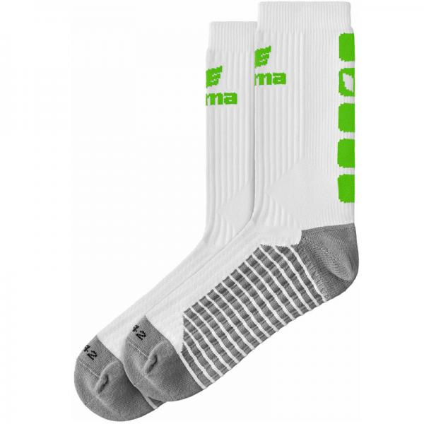 erima Sportsocken CLASSIC 5-C weiß/green | 31-34