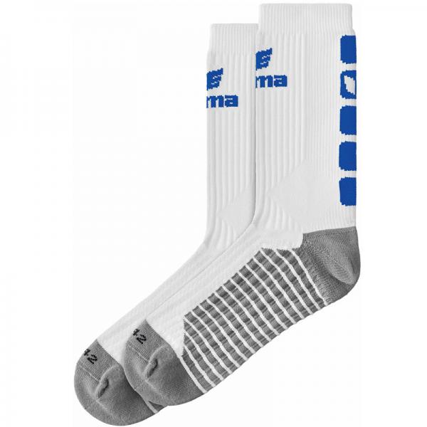 erima Sportsocken CLASSIC 5-C weiß/new royal | 47-50