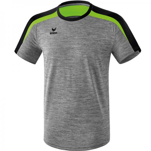 erima T-Shirt LIGA 2.0 grau melange/schwarz/green gecko | 116
