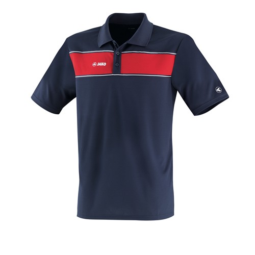 Jako Poloshirt PLAYER marine/rot | 164