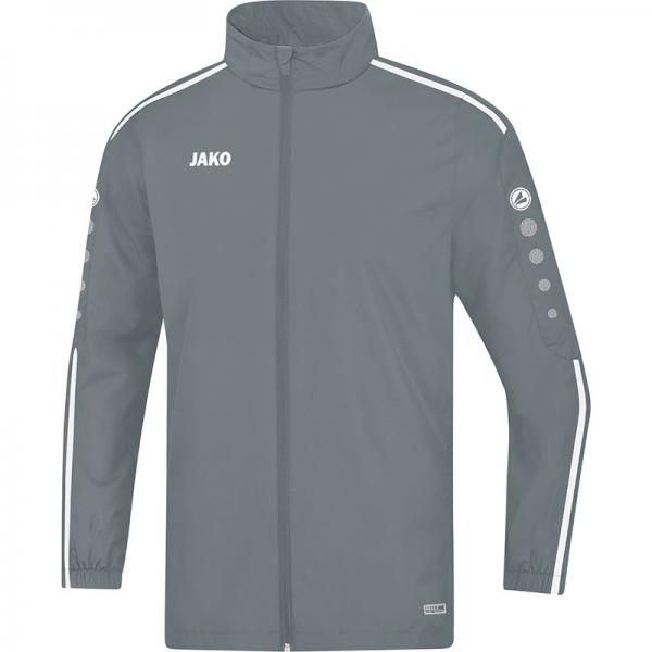 Jako Allwetterjacke STRIKER 2.0 steingrau/weiß | 128