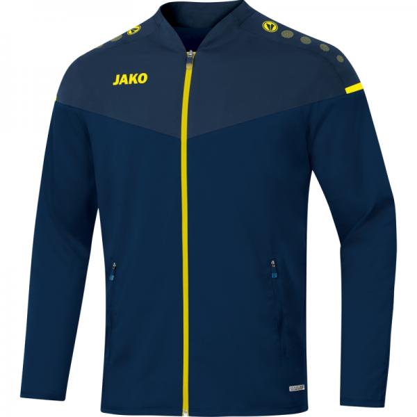 Jako Damen-Präsentationsjacke Champ 2.0 marine/darkblue/neongelb | 34